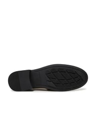 TOMMY HILFIGER THE LEATHER CLASSIC Mokasyny damskie sk&oacute;rzane khaki - Buty damskie - 6