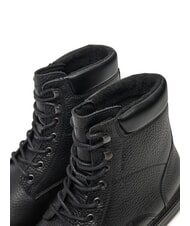 TOMMY HILFIGER HILFIGER OUTDOOR Sk&oacute;rzane botki z wyściełanym kołnierzem czarny - Buty męskie - 4
