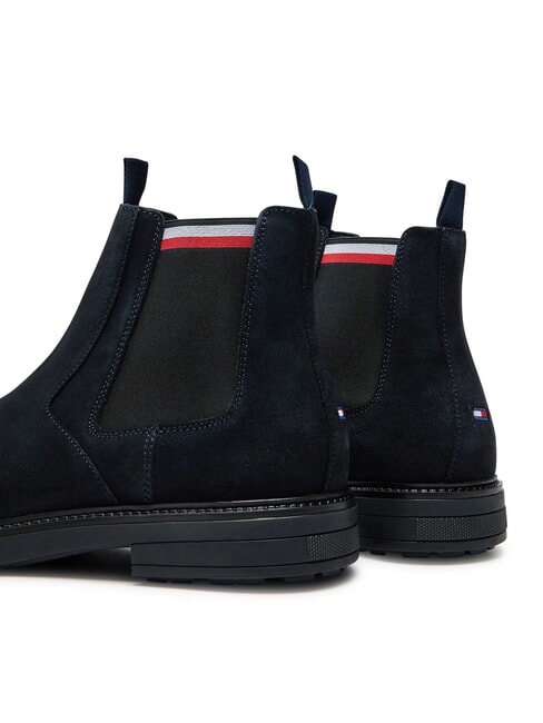 HILFIGER OUTDOOR Zamszowe botki niebieski - Buty męskie