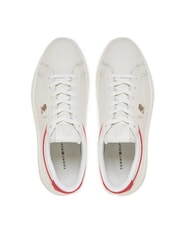 TOMMY HILFIGER POINTY COURT Sk&oacute;rzane trampki biały - Buty damskie - 5