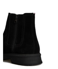 TOMMY HILFIGER HILFIGER SUEDE Zamszowe botki zapinane na zamek czarny - Buty męskie - 5