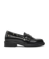 TOMMY HILFIGER CHUNKY NAUTICAL EYELETS  Mokasyny sk&oacute;rzane czarny - Buty damskie - 2