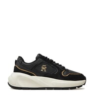 TOMMY HILFIGER CHUNKY FASHION Sk&oacute;rzane trampki czarny - Buty damskie - 2