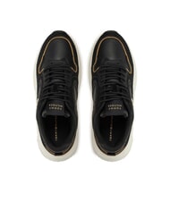 TOMMY HILFIGER CHUNKY FASHION Sk&oacute;rzane trampki czarny - Buty damskie - 4