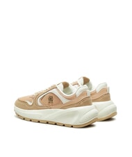 TOMMY HILFIGER CHUNKY FASHION Sk&oacute;rzane trampki r&oacute;żowy - Buty damskie - 5