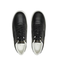 TOMMY HILFIGER PLATFORM MONOGRAM Sk&oacute;rzane trampki za kostkę czarny - Buty damskie - 3