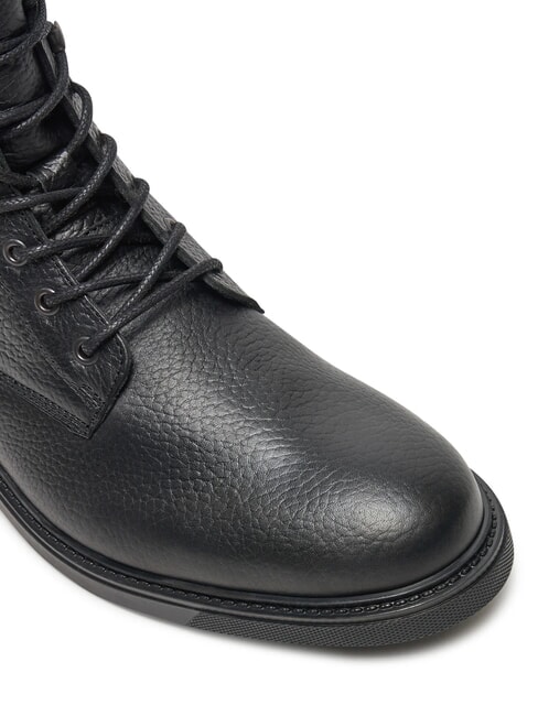 HILFIGER OUTDOOR Sk&oacute;rzane botki z wyściełanym kołnierzem czarny - Buty męskie