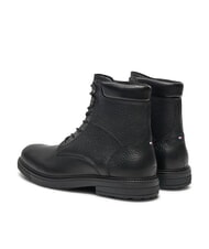 TOMMY HILFIGER HILFIGER OUTDOOR Sk&oacute;rzane botki z wyściełanym kołnierzem czarny - Buty męskie - 5
