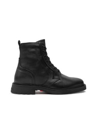 TOMMY HILFIGER HILFIGER COMFORT Sk&oacute;rzane botki sznurowane z zamkiem błyskawicznym - Buty męskie