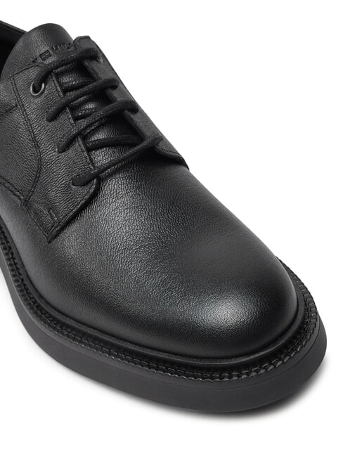 HILFIGER COMFORT Sk&oacute;rzane buty typu derby ze sznurowaniem czarny - Buty męskie