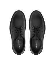 TOMMY HILFIGER HILFIGER COMFORT Sk&oacute;rzane buty typu derby ze sznurowaniem czarny - Buty męskie - 4