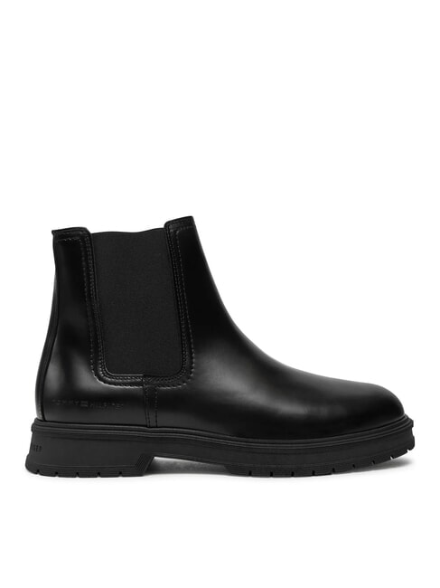 HILFIGER ABRASIV WAR Sk&oacute;rzane botki w stylu Chelsea czarny - Buty męskie