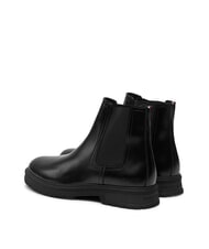 TOMMY HILFIGER HILFIGER ABRASIV WAR Sk&oacute;rzane botki w stylu Chelsea czarny - Buty męskie - 5
