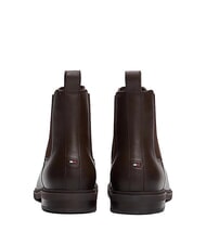 TOMMY HILFIGER FLEXIBLE HILFIGER Męskie sk&oacute;rzane botki do kostki brązowy - Buty męskie - 4