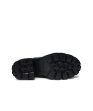 TOMMY HILFIGER TH JEANS Sk&oacute;rzane botki na średnim obcasie czarny - Buty damskie - 5