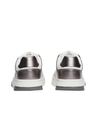 TOMMY HILFIGER TOMMY JEANS Sk&oacute;rzane trampki biały/srebrny - Buty damskie - 4