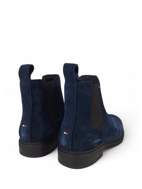 FLEXIBLE HILFIGER Zamszowe botki niebieski - Buty męskie