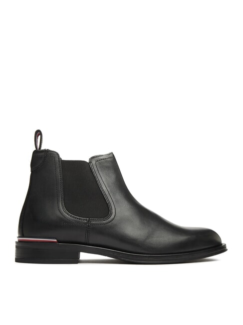 CORE RWB HILFIGER Sk&oacute;rzane botki czarny - Buty męskie