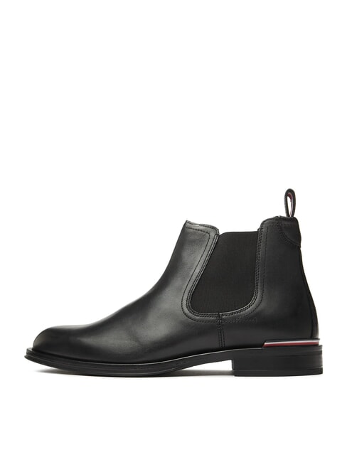 CORE RWB HILFIGER Sk&oacute;rzane botki czarny - Buty męskie