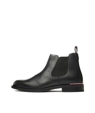 TOMMY HILFIGER CORE RWB HILFIGER Sk&oacute;rzane botki czarny - Buty męskie - 4