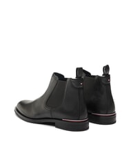 TOMMY HILFIGER CORE RWB HILFIGER Sk&oacute;rzane botki czarny - Buty męskie - 6
