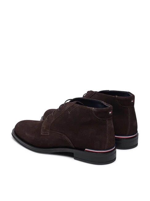 CORE RWB HILFIGER Zamszowe botki brązowy - Buty męskie