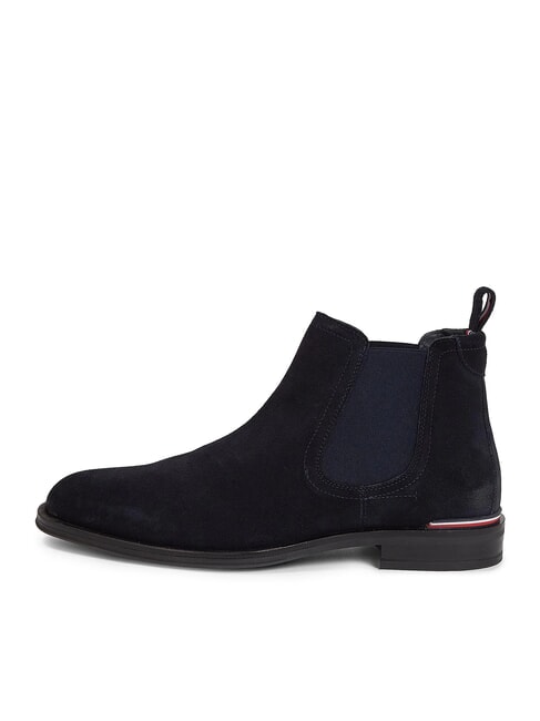 CORE RWB HILFIGER Zamszowe botki niebieski - Buty męskie