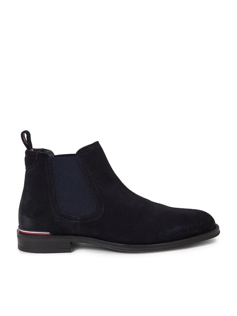 CORE RWB HILFIGER Zamszowe botki niebieski - Buty męskie