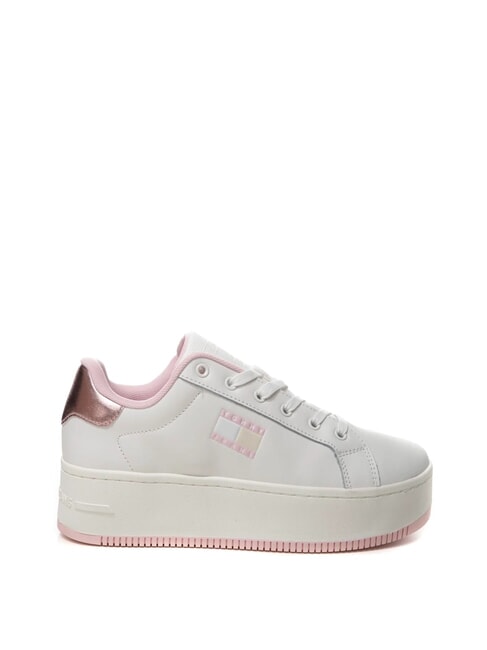 TOMMY JEANS Flatform Wysokie trampki r&oacute;żowy - Buty damskie