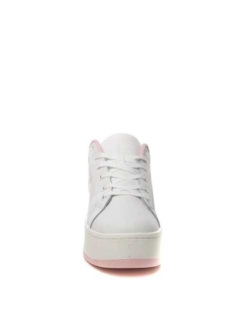 TOMMY JEANS Flatform Wysokie trampki r&oacute;żowy - Buty damskie