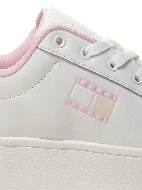 TOMMY JEANS Flatform Wysokie trampki r&oacute;żowy - Buty damskie