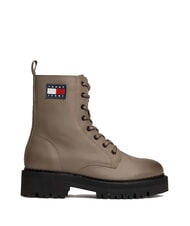 TOMMY HILFIGER TOMMY JEANS Urban Lace Up Sk&oacute;rzane botki szary - Buty damskie - 3
