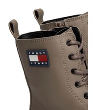 TOMMY HILFIGER TOMMY JEANS Urban Lace Up Sk&oacute;rzane botki szary - Buty damskie - 4