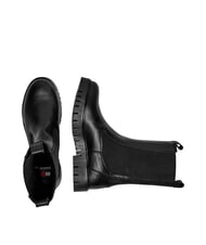 TOMMY HILFIGER TH JEANS Sk&oacute;rzane botki czarny - Buty damskie - 3