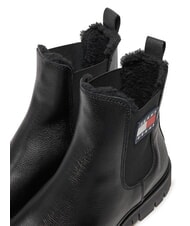 TOMMY HILFIGER TH JEANS Sk&oacute;rzane botki czarny - Buty damskie - 4