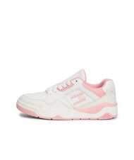 TOMMY HILFIGER TJW NEW BASKET Sk&oacute;rzane trampki r&oacute;żowy - Buty damskie - 4
