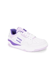 TOMMY HILFIGER TJW NEW BASKET Sk&oacute;rzane trampki fioletowy - Buty damskie - 3
