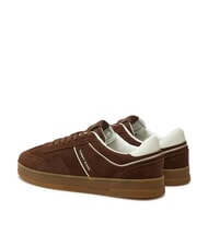 TOMMY HILFIGER THE GREENWICH Trampki ze sk&oacute;ry zamszowej brązowy - Buty męskie - 5