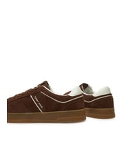 TOMMY HILFIGER THE GREENWICH Trampki ze sk&oacute;ry zamszowej brązowy - Buty męskie - 6