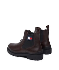 TOMMY HILFIGER TOMMY JEANS CHELSEA LEATHER  Sk&oacute;rzane botki brązowy - Buty męskie - 5