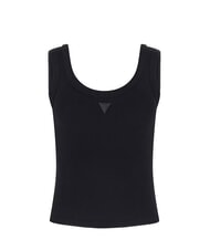 GUESS TRIANGLE PATCH Top bez rękaw&oacute;w odrzutowiec - Koszulki i topy damskie - 3