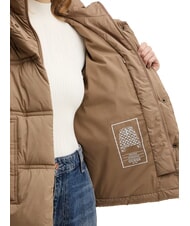 GUESS NEW DAISY Kurtka puchowa z kapturem sprany taupe multi - Kurtki puchowe damskie - 4