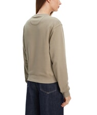 GUESS STUDDED LOVE Bluza z okrągłym dekoltem i nadrukiem ćwiek&oacute;w liść szałwii - Bluzy damskie - 2