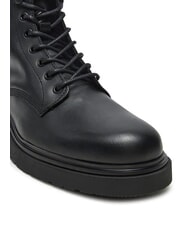 CALVIN KLEIN CK Sk&oacute;rzane botki sznurowane ck czarny - Buty męskie - 3