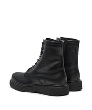 CALVIN KLEIN CK Sk&oacute;rzane botki sznurowane ck czarny - Buty męskie - 5