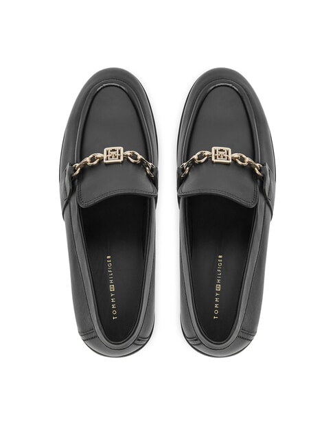 TH  Mokasyny sk&oacute;rzane czarny - Buty damskie
