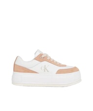 CALVIN KLEIN BOLD FLATF LOW LACE Adidasy biały - Buty damskie - 3