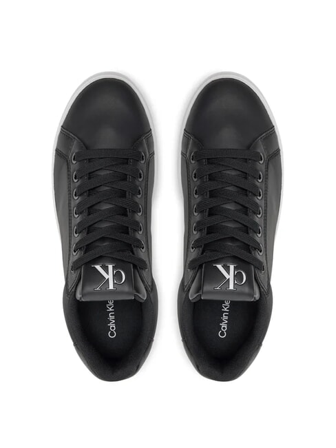BOLD PLATF LOW Sk&oacute;rzane trampki czarny - Buty damskie