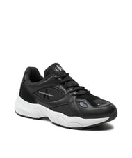 CALVIN KLEIN RETRO TENNIS MIX Adidasy czarny - Buty damskie - 3