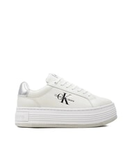 CALVIN KLEIN BOLD LOW LACE Sk&oacute;rzane trampki na platformie biały - Buty damskie - 2